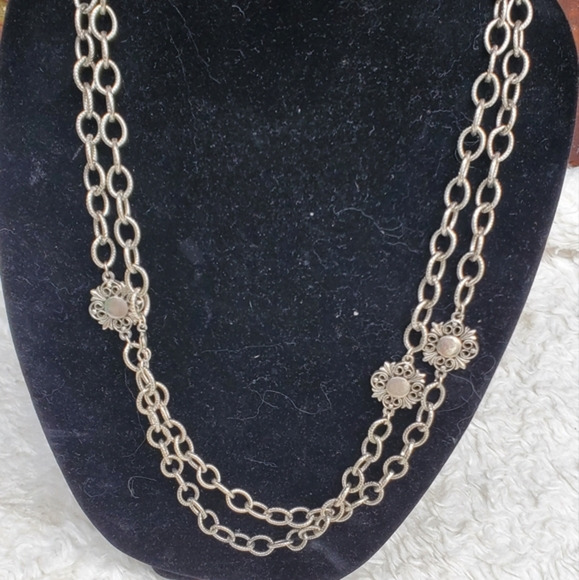 Vintage 1970s station‎ necklace - Picture 1 of 12